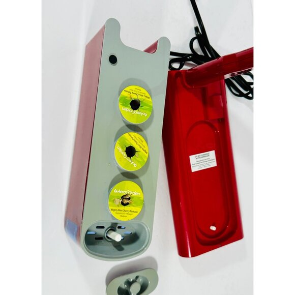 AeroGarden Red Indoor Hydroponic Garden System Countertop LED Grow Light 3-Pod C - Picture 13 of 16